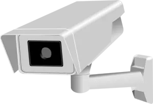 CCTV telecamera vettore immagine fissata