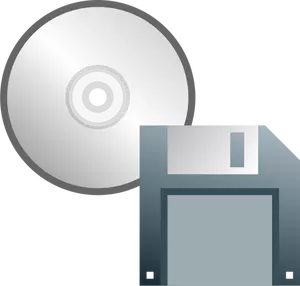 CD- tai levykekuvakkeen vektorikuvake