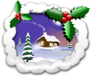Jul landskap bild