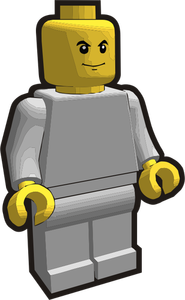 Grafica vettoriale di ragazzo di Lego