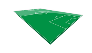 Fotbalové pole vektorový obrázek