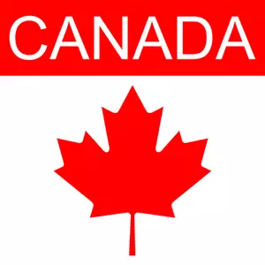 Illustration de vecteur symbole national Canada