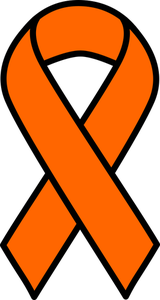 Orange ribbon