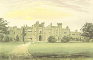 Carnstone Palace vector illustration