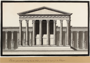 Tempel von Baalshamin Palmyra-Vektor-Bild