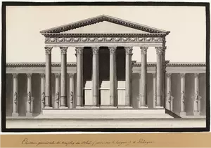 Image vectorielle Temple de Baalshamin Palmyre