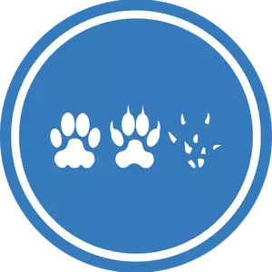 Katt-hund-Mouse enande fred logotyp