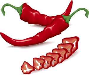 Cayenne pepper vector icon