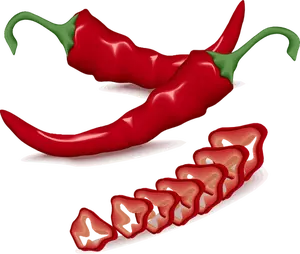 Cayenne peper vector pictogram