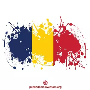 Nationale vlag van Tsjaad