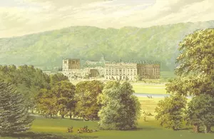 Desenho vetorial de Chatsworth House