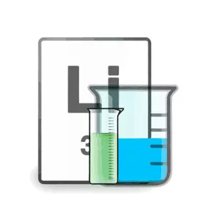 Vector drawing of chemical experiment result