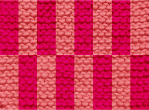 Vlny ve dvou odstínech růžové