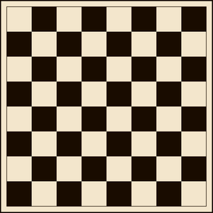 Tabuleiro de xadrez simples
