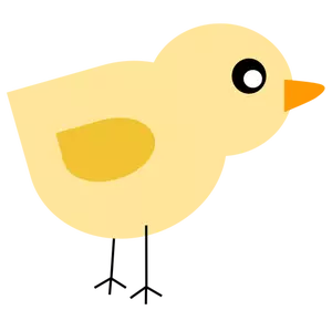 Påsk chick vektorbild