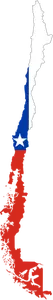 Chili vlag kaart