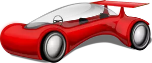 Image vectorielle future voiture