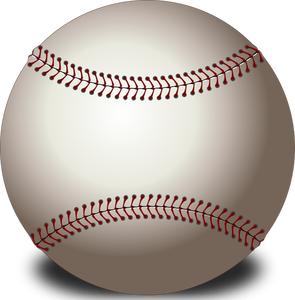 Vector images clipart de balle de baseball