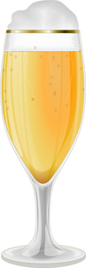 Vaso de imagen vectorial de cerveza