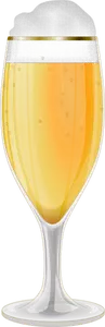 Lasillinen olutvektorikuvaa