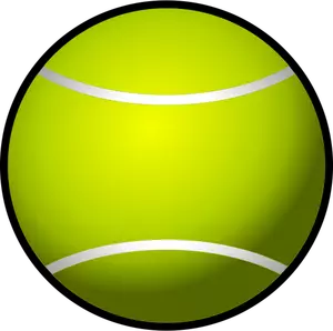 Tenis bola klip seni vektor gambar