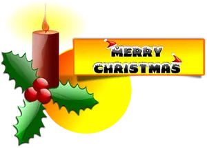 Wesołych Świąt Bożego Narodzenia wektor wiadomość