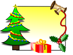Vánoční dekorace vektor