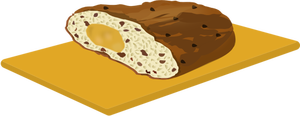 Image vectorielle de Noël pain
