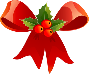 Image vectorielle de ruban de Noël