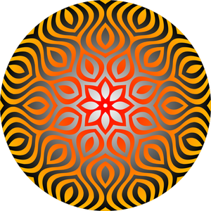 Ornament africane circulare