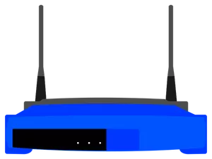 Linksys SE2800 wireless router vector image