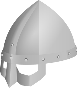 Viking spectacle helmet vector illustration