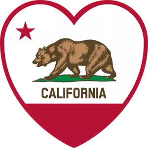 Vektorový obrázek prvku z Vlajka státu Kalifornie