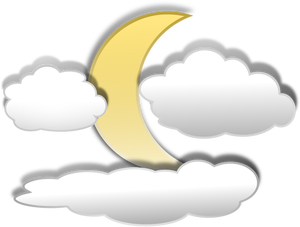 Crescent Moon Clip Art at  - vector clip art online