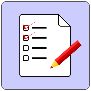 Checklist vector icon