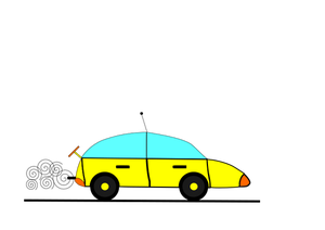 Imagen de coche amarillo