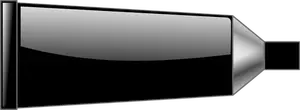 Vektor-Cliparts Farbe schwarz Röhre