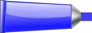 Illustration vectorielle de tube de couleur bleue