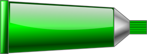 Vektör grafikleri yeşil renk tüp