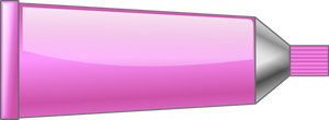 Vektor ilustrasi warna pink tabung