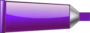 Vector image of purple colour tube