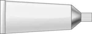 Tube färg med vit färg
