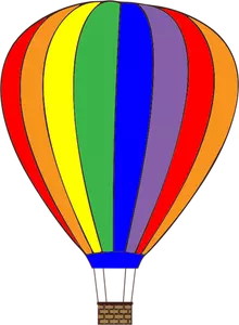 Colored air balloon