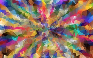 Colorful low poly wallpaper