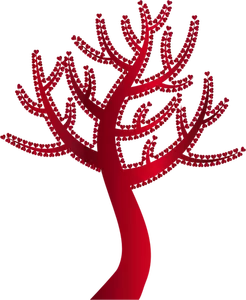 Rød treet