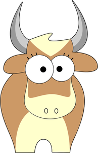 Comic Cow Character