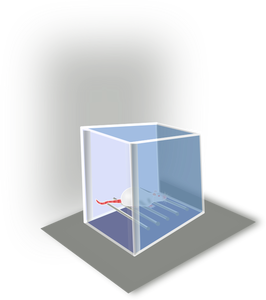 Dibujo vectorial de acondicionado caja