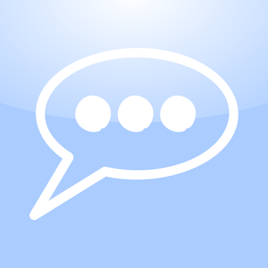 Mac conversation icône vector clip art