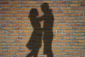 Couple in a shadow