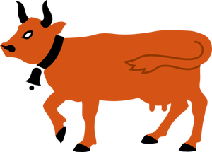 Orange cow
